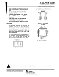 SN75188D datasheet:  QUADRUPLE LINE DRIVER SN75188D