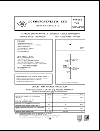 P4KE9.1A datasheet: 31 mA transient voltage suppressor P4KE9.1A