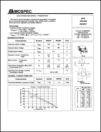 2N4347 datasheet: High-power industrial transistor 2N4347