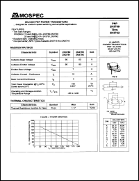 2N3790 datasheet: 80V Silicon PNP power transistor 2N3790
