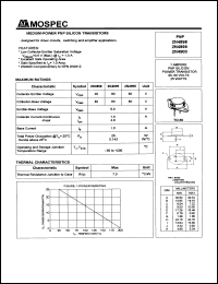 2N4899 datasheet: PNP silicon medium-power transistor 2N4899