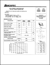 2N5685 datasheet: 60V High-current complementary silicon power transistor 2N5685