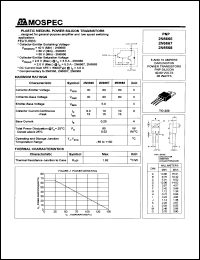 2N6667 datasheet: Plastic silicon  medium-power transistor 2N6667