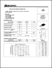 2SB817 datasheet: 12Ampere PNP silicon power transistor 2SB817