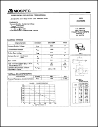 2SC1325A datasheet: 6Ampere horizontal deflection transistor 2SC1325A