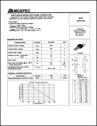 2SC3150 datasheet: 3Ampere  NPN silicon power transistor 2SC3150