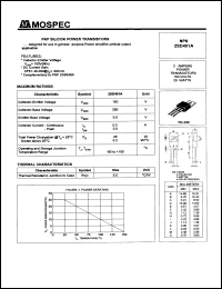 2SD401A datasheet: 2Ampere NPN silicon power transistor 2SD401A