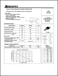 2SD798 datasheet: 8Ampere high voltage darlington power transistor 2SD798