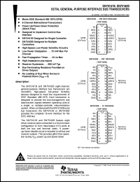 SN75162BDW datasheet:  OCTAL GENERAL-PURPOSE INTERFACE BUS TRANSCEIVER SN75162BDW