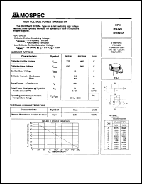 BU326 datasheet: 6Ampere high voltage power transistor BU326