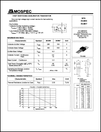 BU806 datasheet: 8Ampere fast switching darlington transistor BU806