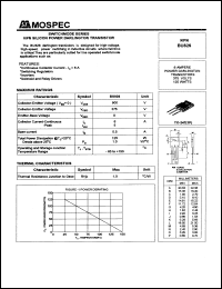 BU826 datasheet: 6Ampere NPN silicon power darlington transistor BU826