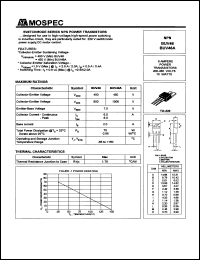 BUV46A datasheet: 6Ampere NPN power transistor BUV46A