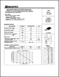 BUV47B datasheet: 9Ampere NPN power transistor BUV47B