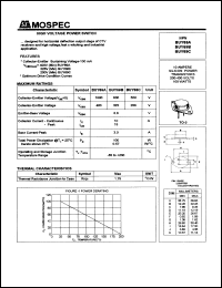 BUY69C datasheet: 200V NPN  high voltage power transistor BUY69C