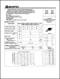 D44H4 datasheet: 45V 10Ampere complementary silicon power transistor D44H4