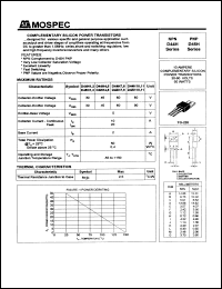 D44H6 datasheet: 45V 10Ampere complementary silicon power transistor D44H6