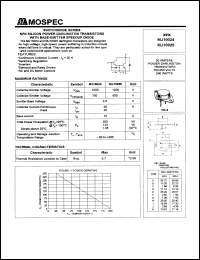 MJ10024 datasheet: 20A  NPN silicon power  darlington transistor MJ10024