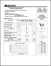 MJ11028 datasheet: 50A  complementary silicon power  darlington transistor MJ11028