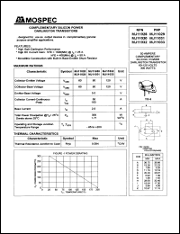 MJ11032 datasheet: 50A  complementary silicon power  darlington transistor MJ11032