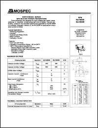 MJ16006 datasheet: 450V 8A  NPN silicon power  transistor MJ16006