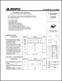 S10S30 datasheet: 30V switchmode power rectifier S10S30