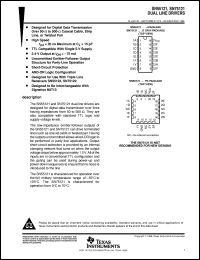 SN75121D datasheet:  DUAL LINE DRIVERS SN75121D