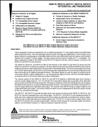 SN75118D datasheet:  DIFFERENTIAL LINE TRANSCEIVER SN75118D