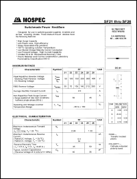 SF23 datasheet: 150V switchmode power rectifier SF23