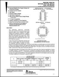 SN75109ADR datasheet:  DUAL LINE DRIVER SN75109ADR