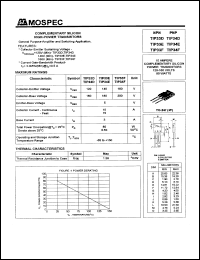 TIP34D datasheet: 120V 10A complementary silicon high-power  transistor TIP34D