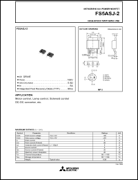 FS5ASJ-2 datasheet: 5A power mosfet for high-speed switching use FS5ASJ-2