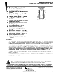 SN65ALS180D datasheet:  DIFFERENTIAL DRIVER AND RECEIVER PAIR SN65ALS180D