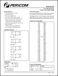 PI3B34X245 datasheet: 3.3V, 32-bit, 2-port bus switch PI3B34X245