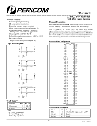 PI5C34X2245 datasheet: 32-bit, 2-port bus switch with 25 Ohm series resistor PI5C34X2245