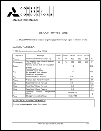 2N2324 datasheet: 100V Silicon thyristor 2N2324