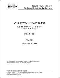 WT6124 datasheet: Digital monitor controller WT6124