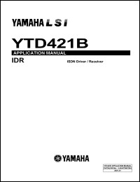 YTD421B-E datasheet: ISDN driver/receiver YTD421B-E