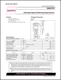 2SK2379 datasheet: N-Channel silicon MOSFET for ultrahigh-speed switching applications 2SK2379