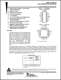 SNJ55115J datasheet:  DUAL DIFFERENTIAL LINE RECEIVER SNJ55115J