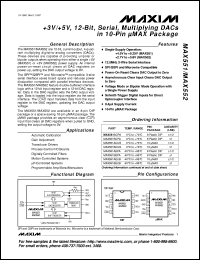 MAX5839AEMN datasheet: Octal, 13-bit voltage-output DAC with parallel interface. INL(LSB) +-2. MAX5839AEMN