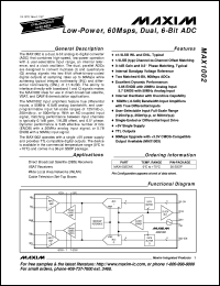 MAX1007EAG datasheet: Mobile-radio analog controller MAX1007EAG