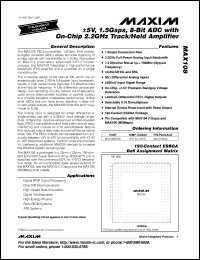 MAX111BMJE datasheet: Low-cost, 2-channel, 14-bit serial ADC. MAX111BMJE