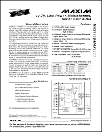 MAX1125BIDO datasheet: 8-bit,300 Msps flash ADC MAX1125BIDO