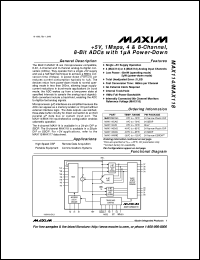 MAX1160BCPI datasheet: 10-bit, 20 Msps, TTL-output ADC MAX1160BCPI