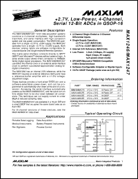 MAX1259CPE datasheet: Battery manager MAX1259CPE