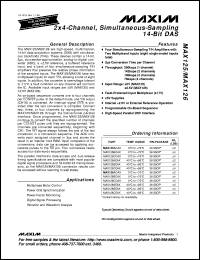 MAX1270ACNG datasheet: Multirange, +5V, 8-channel, serial 12-bit ADC. INL(LSB) +1/2,-1/2 MAX1270ACNG