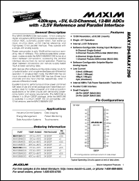 MAX132C/D datasheet: +,- 18-Bit ADC with serial interface MAX132C/D