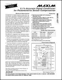 MAX146ACPP datasheet: +2.7 V, low-power, 8-channel, serial 12-bit ADC. INL(LSB) +-1/2. MAX146ACPP