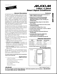 MAX1478AAE datasheet: 1% accurate, digitally trimmed, rail-to-rail sensor signal conditioner. MAX1478AAE